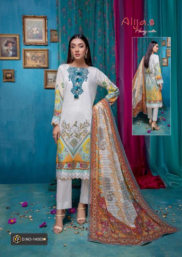 Keval Alija B 14 Heavy Casual Daily Wear Karachi Cotton Printed Designer Dress Material Collection